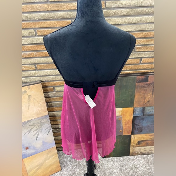 Medium pink bow babydoll - Picture 5 of 7